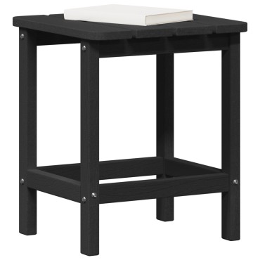 vidaXL Adirondack Side Table Μαύρο 38x38x45cm HDPE
