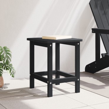vidaXL Adirondack Side Table Μαύρο 38x38x45cm HDPE