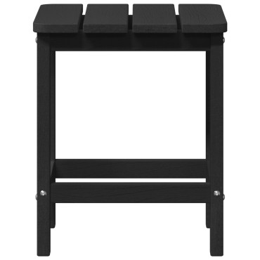 vidaXL Adirondack Side Table Μαύρο 38x38x45cm HDPE