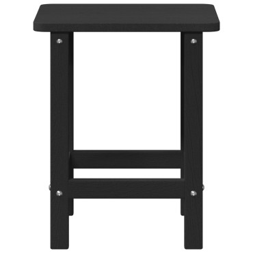 vidaXL Adirondack Side Table Μαύρο 38x38x45cm HDPE
