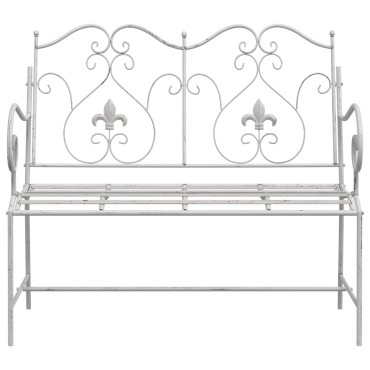 vidaXL Πάγκος Λευκός Μέταλλο 104x54x93cm Ανθεκτικός