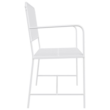 vidaXL Πάγκος Λευκό Μέταλλο 103.5x51.5x90cm Ανθεκτικός