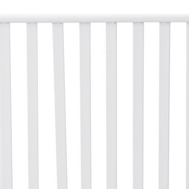vidaXL Πάγκος Λευκό Μέταλλο 103.5x51.5x90cm Ανθεκτικός