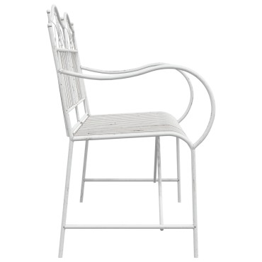 vidaXL Παγκάκι κήπου 2 -Seater 103,5x59x89cm Ατσάλι 1 τεμ.
