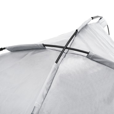 vidaXL Κρεβάτι Σκύλου Ασημί Γκρι 92 x 77 x 82,5 εκ. Ατσάλι