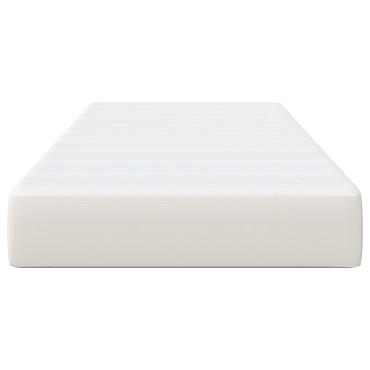 vidaXL Στρώμα με Τσέπες Κρεμ Μεσαίο 90x190x20cm Υφασμάτινο 1 τεμ. - Μονό
