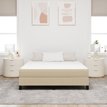 vidaXL Στρώμα με Ελατήρια Pocket Light Green Grey Μέτριο 140x190x20cm 1 τεμ. - Διπλό