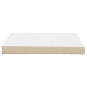 vidaXL Στρώμα με Ελατήρια Pocket Light Green Grey Μέτριο 140x190x20cm 1 τεμ. - Διπλό