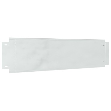 vidaXL Περιγράμματα γκαζόν 10 τμχ. 100 x 25 x 0,07 εκ. Ασημί