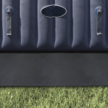 vidaXL Ορθογώνιο Κάλυμμα Πισίνας Μαύρο PVC 300 x 220 εκ Ανθεκτικό