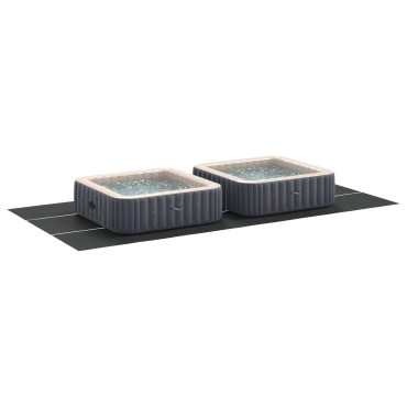 vidaXL Εδαφοκάλυψη Πισίνας 750 x 372 x 0,1 εκ Ορθογώνιος Μαύρο