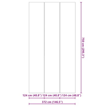vidaXL Εδαφοκάλυψη Πισίνας 750 x 372 x 0,1 εκ Ορθογώνιος Μαύρο