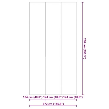 vidaXL Εδαφοκάλυψη Πισίνας 750 x 372 x 0,1 εκ Ορθογώνιος Μαύρο