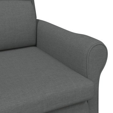 vidaXL Πολυθρόνα Σκούρο γκρι ύφασμα 76x94x102cm 1 τεμ.