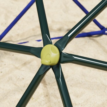 vidaXL Θόλος Αναρρίχησης Μπλε Ατσάλι