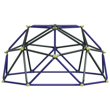 vidaXL Θόλος Αναρρίχησης Μπλε Ατσάλι
