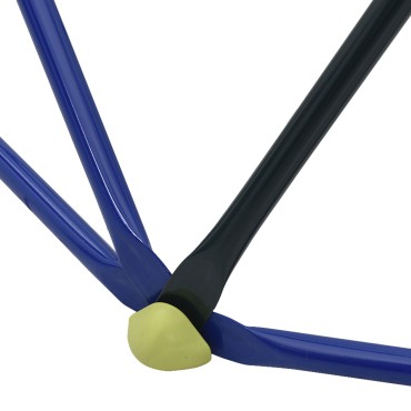 vidaXL Θόλος Αναρρίχησης Μπλε Ατσάλι