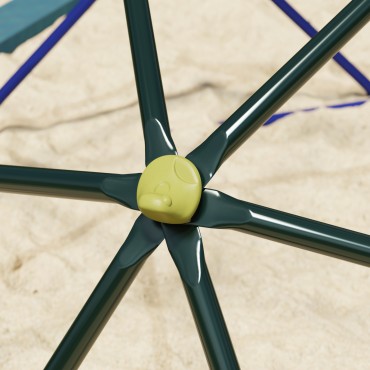 vidaXL Θόλος Αναρρίχησης Μπλε Ατσάλι