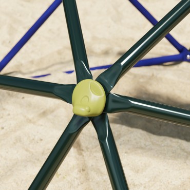 vidaXL Θόλος Αναρρίχησης Μπλε Ατσάλι