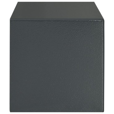 vidaXL Ψηφιακό Ασφαλές Σκούρο γκρι 31 x 20 x 20 εκ. Ατσάλι