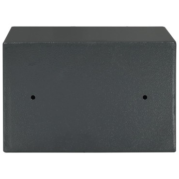 vidaXL Ψηφιακό Ασφαλές Σκούρο γκρι 31 x 20 x 20 εκ. Ατσάλι
