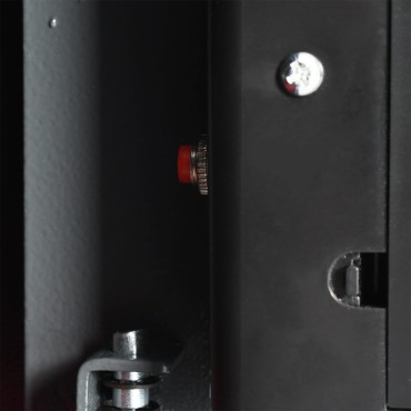 vidaXL Ψηφιακό Ασφαλές Σκούρο γκρι 31 x 20 x 20 εκ. Ατσάλι
