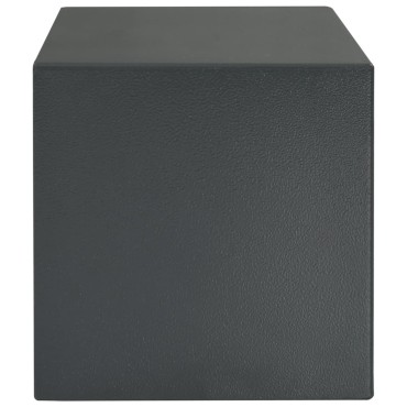 vidaXL Ψηφιακό Ασφαλές Σκούρο γκρι 35 x 25 x 25 εκ. Ατσάλι
