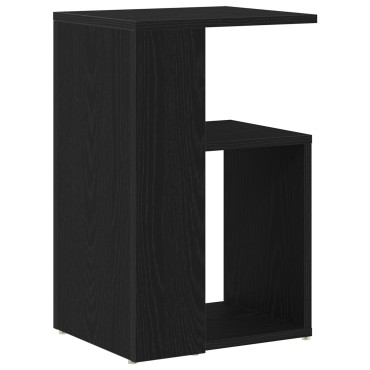 vidaXL Τραπέζι πλευράς Μαύρο Δρυς 36x30x56cm Επεξεργασμένο ξύλο 1 τεμ.