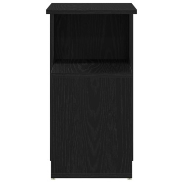 vidaXL Τραπέζι πλευράς Μαύρο Δρυς 36x30x56cm Επεξεργασμένο ξύλο 1 τεμ.