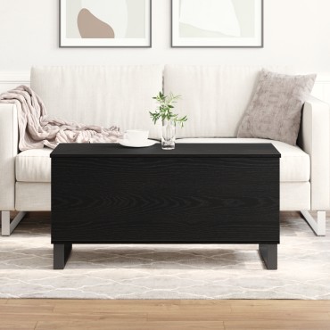vidaXL Τραπεζάκι Καφέ Μαύρης Βελανιδιάς 90x44.5x45cm Επεξεργασμένο Ξύλο 1 τεμ.