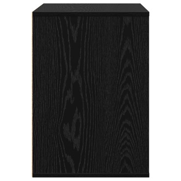 vidaXL Ντουλάπι με Συρτάρια 3-Συρτάρι Μαύρο 61x41x58 εκ 1 τεμ.
