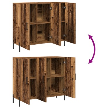 vidaXL Παρτίδα Παλιού Ξύλου 90x34x80cm Φτιαγμένο από Ξύλο 1 τεμ.