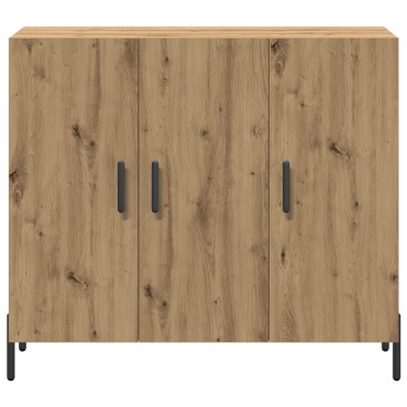 vidaXL Σύνθετο Ξύλου Καρυδιάς 90x34x80cm 1 τεμ.