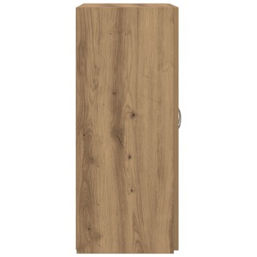 vidaXL Γραφείο Ντουλάπι με ράφι με πόρτα Παλιό ξύλο 70x32x77.5 εκ