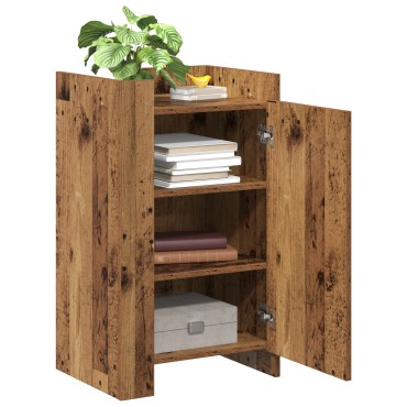 vidaXL Μπουφές Παλιού Ξύλου 45x35x75cm Μηχανικά Κατασκευασμένο Ξύλο 1 τεμ.