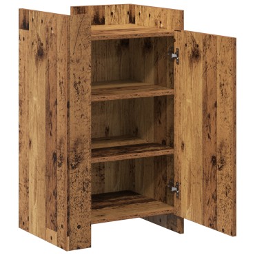 vidaXL Μπουφές Παλιού Ξύλου 45x35x75cm Μηχανικά Κατασκευασμένο Ξύλο 1 τεμ.
