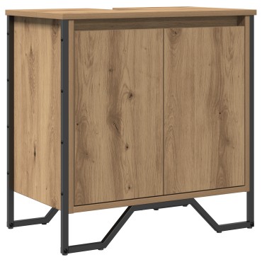 vidaXL Ντουλάπα Νιπτήρα Mπάνιου Artisan Oak 60x35x60cm 1 τεμ.
