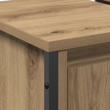 vidaXL Ντουλάπα Νιπτήρα Mπάνιου Artisan Oak 60x35x60cm 1 τεμ.