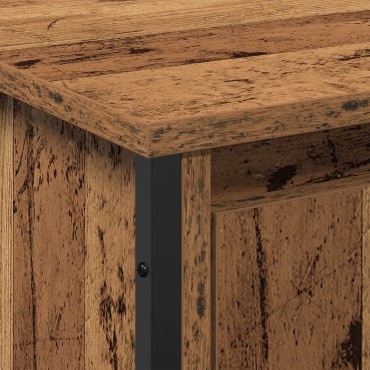 vidaXL Ντουλάπι Νιπτήρα Παλαιό Ξύλο 91x35x60cm Μοριοσανίδα 1 τεμ.