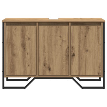 vidaXL Ντουλάπα Νιπτήρα Mπάνιου Artisan Oak 91x35x60 εκ 1 τεμ.