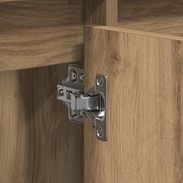 vidaXL Ντουλάπα Νιπτήρα Mπάνιου Artisan Oak 91x35x60 εκ 1 τεμ.