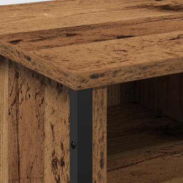 vidaXL ντουλάπι νιπτήρα Παλιό ξύλο 91x35x60cm Από στερεό ξύλο