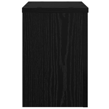 vidaXL Βάση φυτών 2 τεμ. Μαύρη Δρυς 20 x 20 x 30 cm Επεξεργασμένο Ξύλο