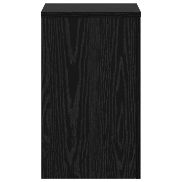 vidaXL Βάση φυτών 2 τεμ. Μαύρη Δρυς 30 x 30 x 50 cm Επεξεργασμένο Ξύλο