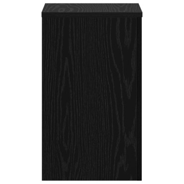 vidaXL Βάση φυτών 2 τεμ. Μαύρη Δρυς 30 x 30 x 50 cm Επεξεργασμένο Ξύλο