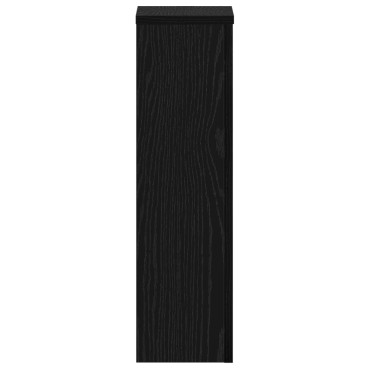 vidaXL Βάση φυτών 2 τμχ. Μαύρη Οξυά 17 x 17 x 60 cm Επεξεργασμένο Ξύλο