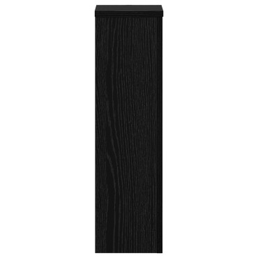 vidaXL Βάση φυτών 2 τμχ. Μαύρη Οξυά 17 x 17 x 60 cm Επεξεργασμένο Ξύλο