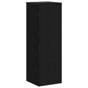 vidaXL Στήριξη Φυτών Μαύρη Βελανιδιά 33x33x100 cm από Ξύλινη MDF