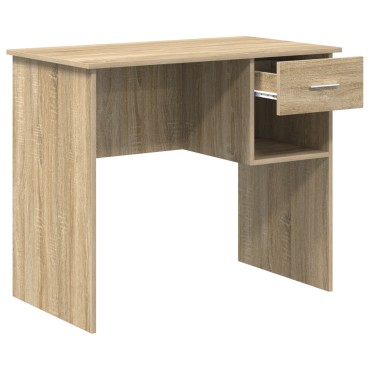 vidaXL Γραφείο Δρύς Sonoma Επεξεργασμένο Ξύλο 90x49x75 εκ 1 τεμ.