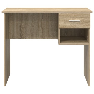 vidaXL Γραφείο Δρύς Sonoma Επεξεργασμένο Ξύλο 90x49x75 εκ 1 τεμ.